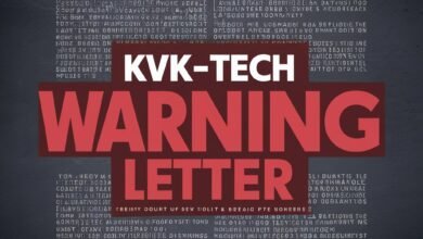 kvk-tech warning letter