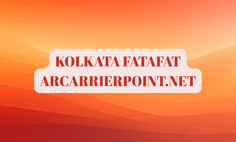 kolkata fatafat arcarrierpoint.net